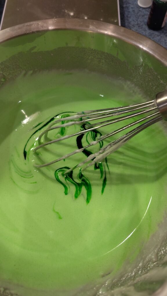 Startseite Grüne Zuckerglasur